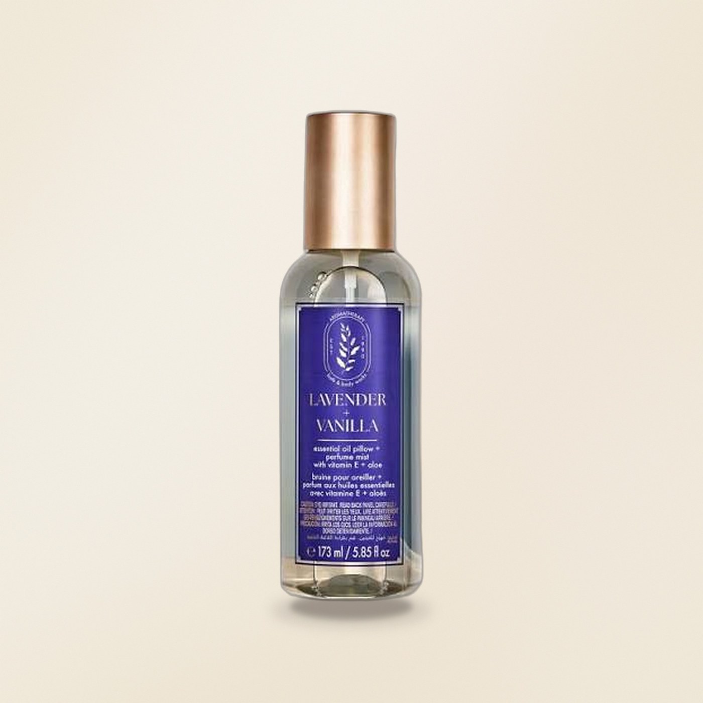 Essential Oil Pillow + Perfume Mist Lavender & Vanilla BBW 173ml