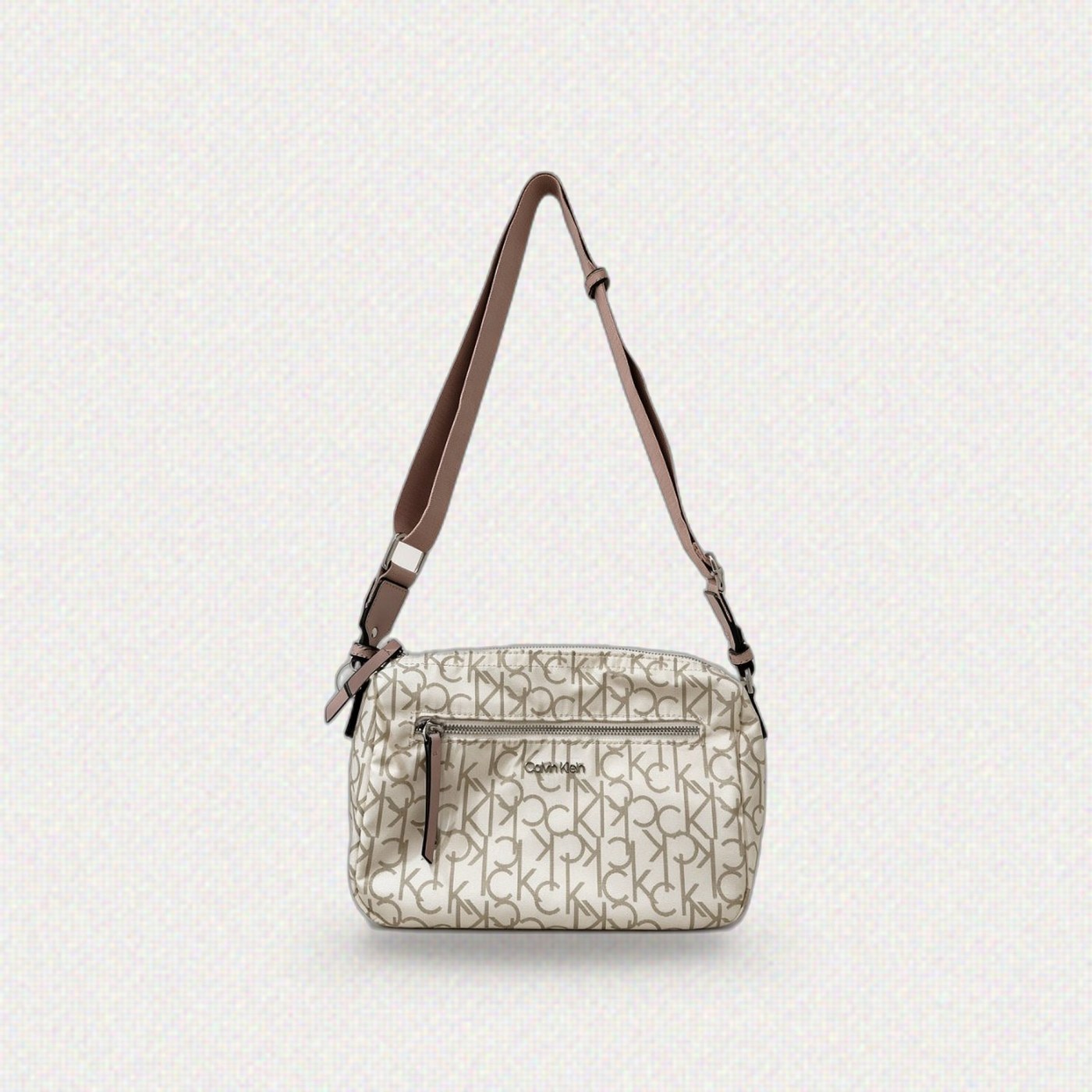 BOLSA CALVIN KLEIN ALÇA ROSINHA