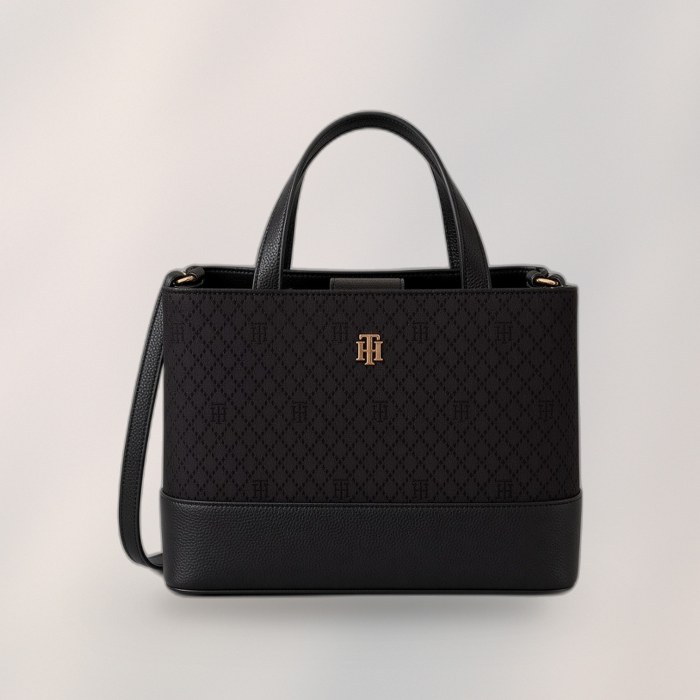 BOLSA TOMY PRETA QUADRADA