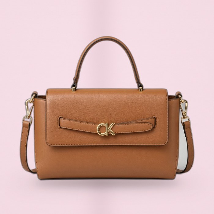 BOLSA CALVIN KLEIN CARAMELO