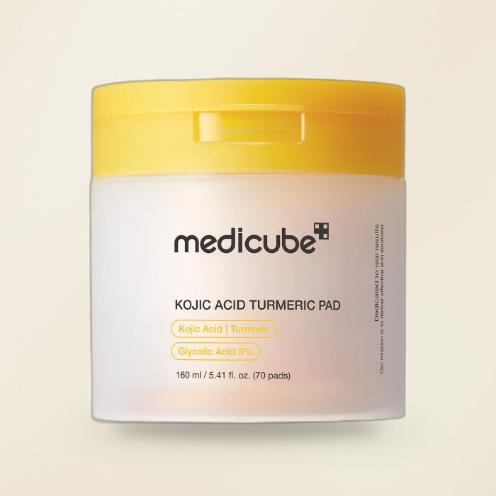 Kojic Acid Turmeric Pad - 70 pads 160ml