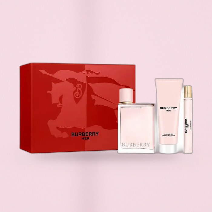 Kit Burberry 100ml + Body Lotion 75ml + Perfume Bolso